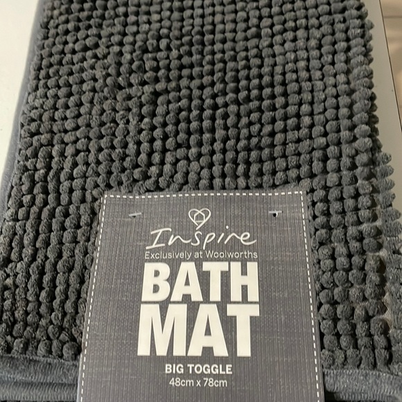 NWT Inspire charcoal bath mat | 48cm x 78cm - Picture 4 of 8